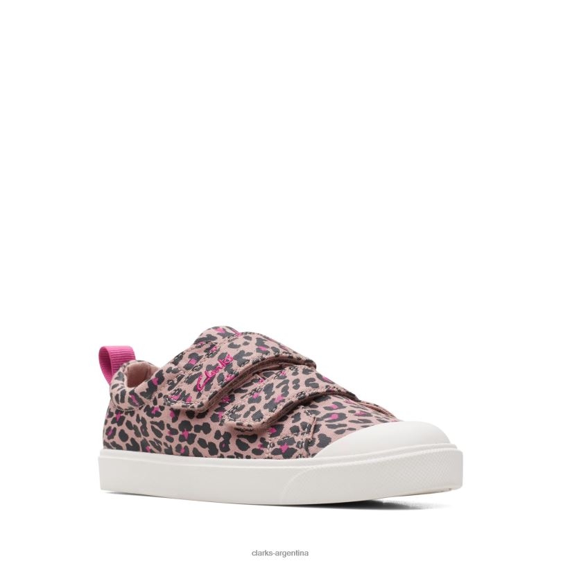 Clarks niños 2FZPZ3804 rosa combi city bright k clarks combinación rosa