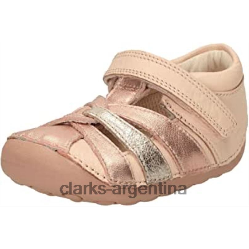 Clarks niños 2FZPZ390 zapatos niña 2 niño little mae rose gold clarks