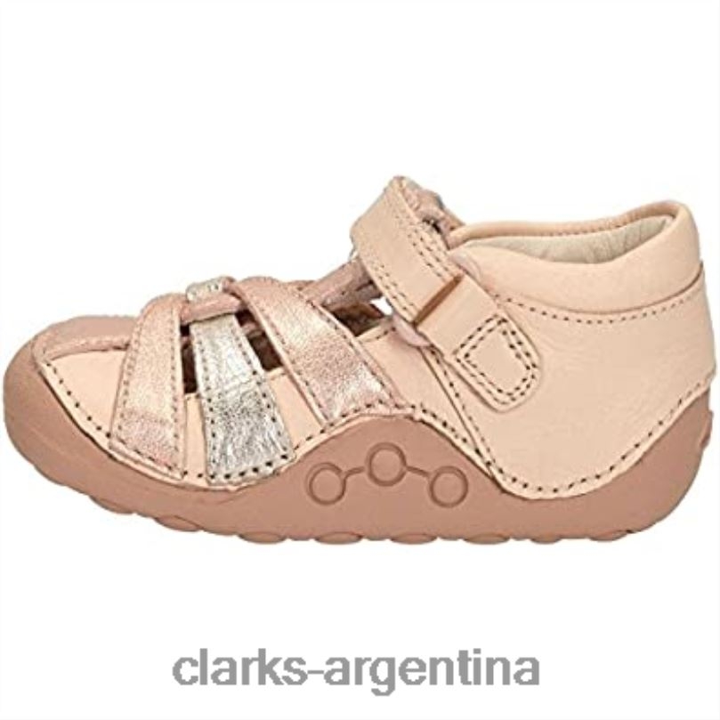 Clarks niños 2FZPZ390 zapatos niña 2 niño little mae rose gold clarks