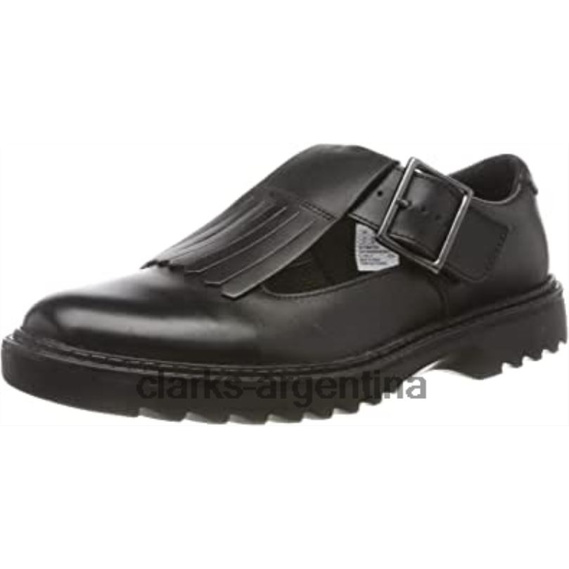 Clarks niños 2FZPZ800 bailarinas de niña clarks asher verve y negras cuero negro cuero negro