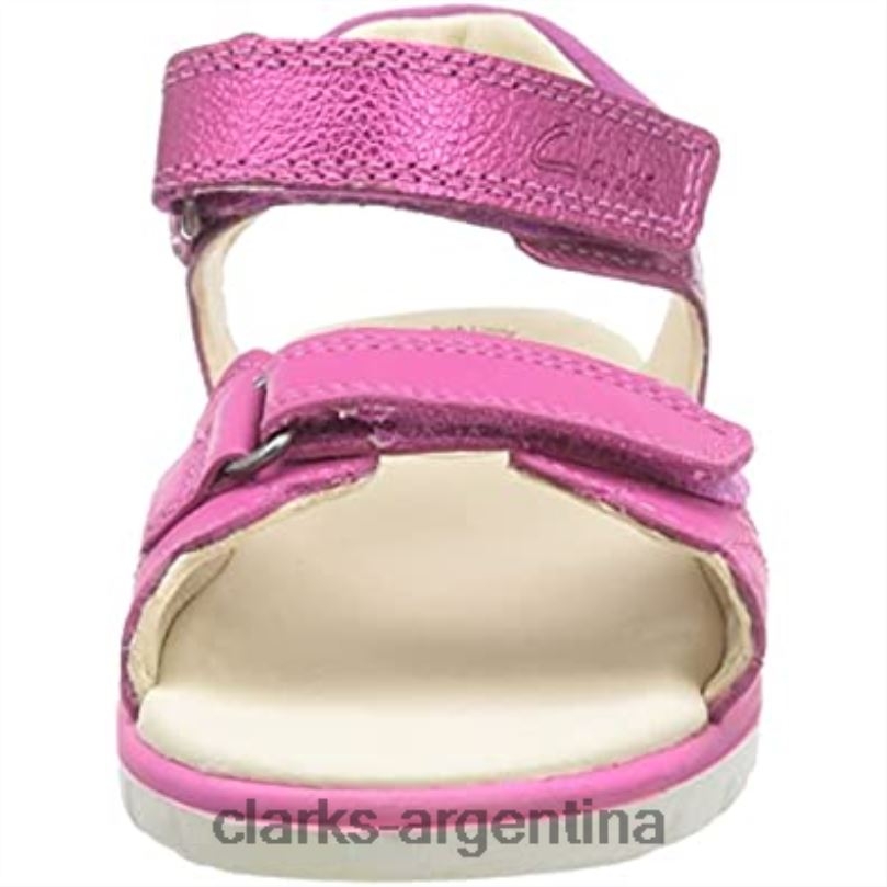 Clarks niños 2FZPZ1769 Sandalia niña Clarks Roam Wing K de cuero rosa cuero rosa