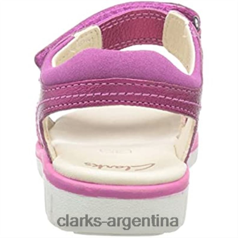 Clarks niños 2FZPZ1769 Sandalia niña Clarks Roam Wing K de cuero rosa cuero rosa