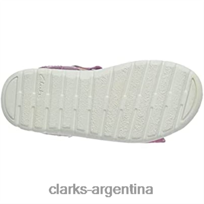 Clarks niños 2FZPZ1769 Sandalia niña Clarks Roam Wing K de cuero rosa cuero rosa
