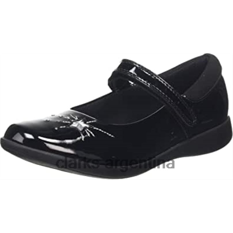 Clarks niños 2FZPZ1910 sandalias de punta cerrada para niña etch spark k negro clarks negro