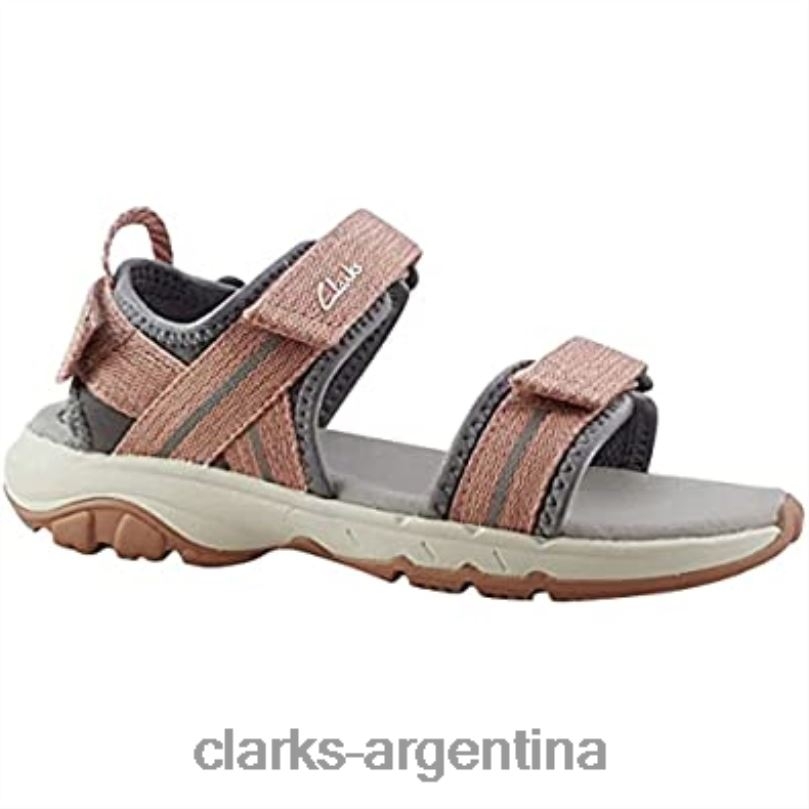 Clarks niños 2FZPZ453 sandalias expo sea rosa combi sintetico niña clarks