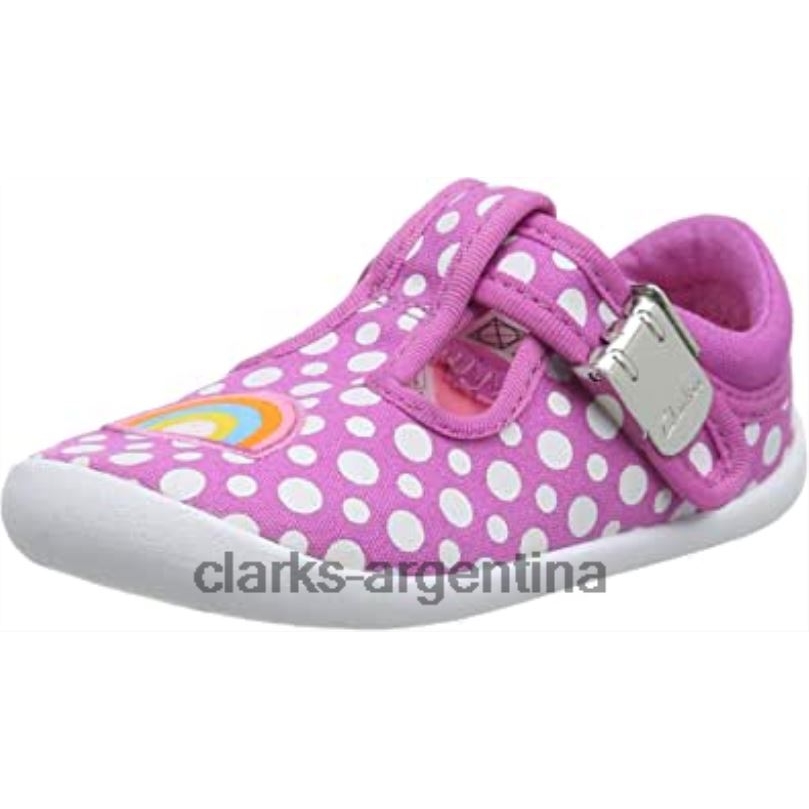 Clarks niños 2FZPZ1308 Zapatillas bajas roamer sun t para bebé niña rosa fuerte niño clarks Rosa caliente