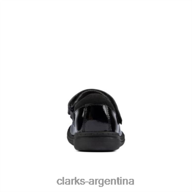 Clarks niños 2FZPZ4631 patinete daisy inf g fit clarks charol negro charol negro