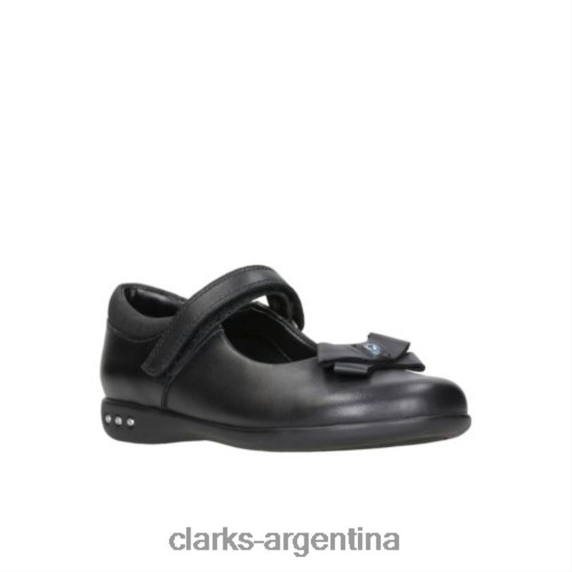 Clarks niños 2FZPZ4633 clarks cuero negro prime skip inf g fit cuero negro