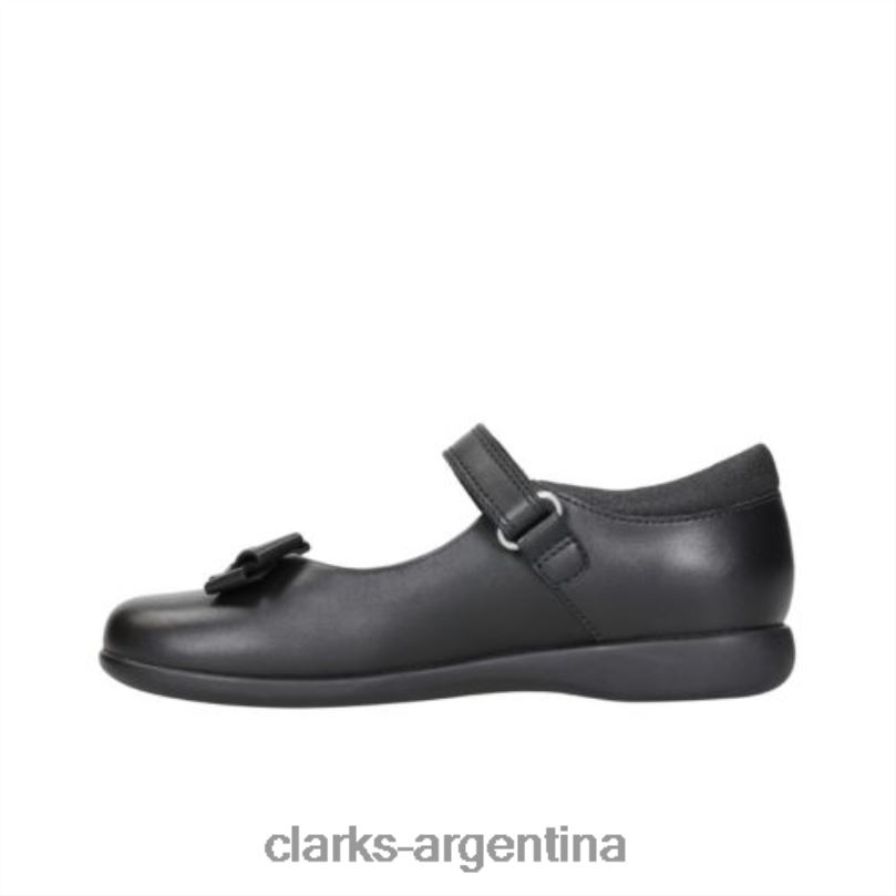 Clarks niños 2FZPZ4633 clarks cuero negro prime skip inf g fit cuero negro