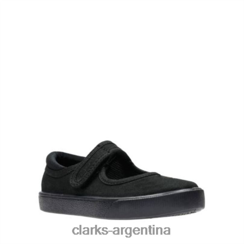 Clarks niños 2FZPZ4644 clarks black star hop 2 inf g fit negro