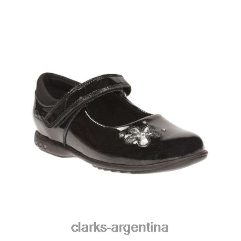 Clarks niños 2FZPZ4667 charol negro clarks trixi candy inf e fit charol negro