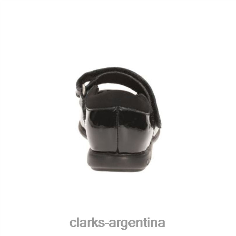 Clarks niños 2FZPZ4667 charol negro clarks trixi candy inf e fit charol negro
