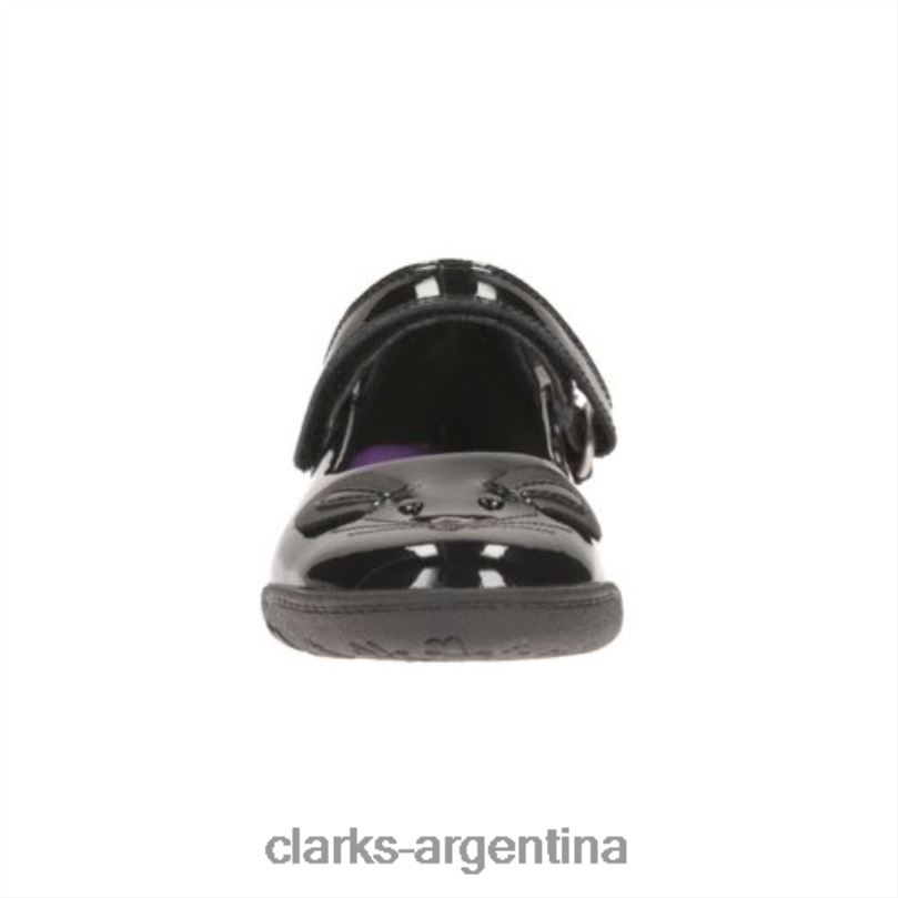 Clarks niños 2FZPZ4668 clarks nibblesbee charol negro pre f fit charol negro