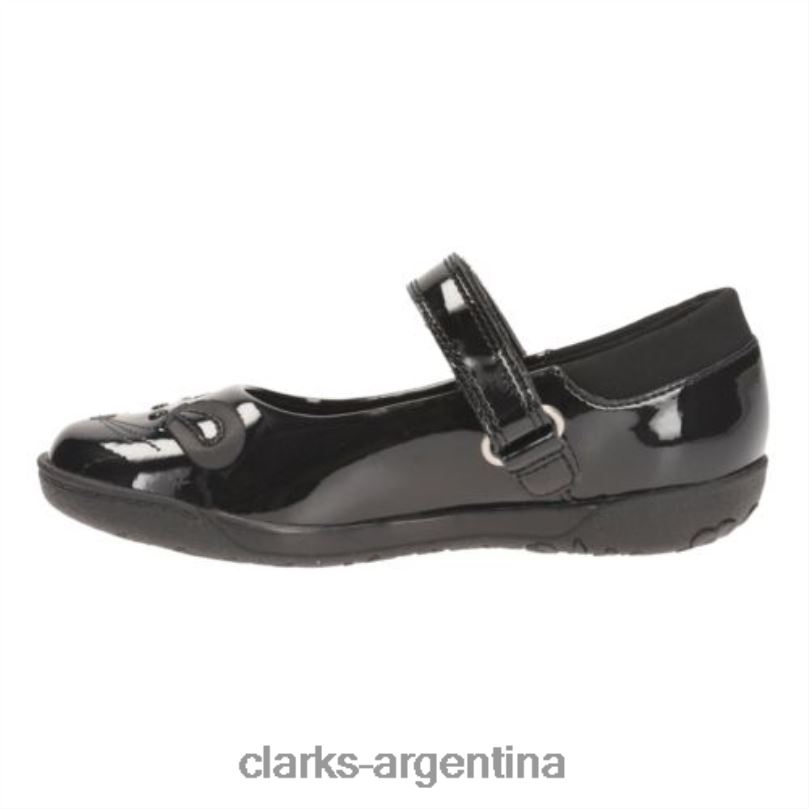 Clarks niños 2FZPZ4668 clarks nibblesbee charol negro pre f fit charol negro