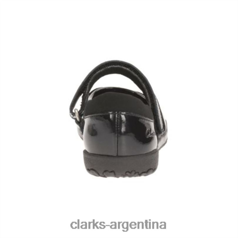 Clarks niños 2FZPZ4668 clarks nibblesbee charol negro pre f fit charol negro
