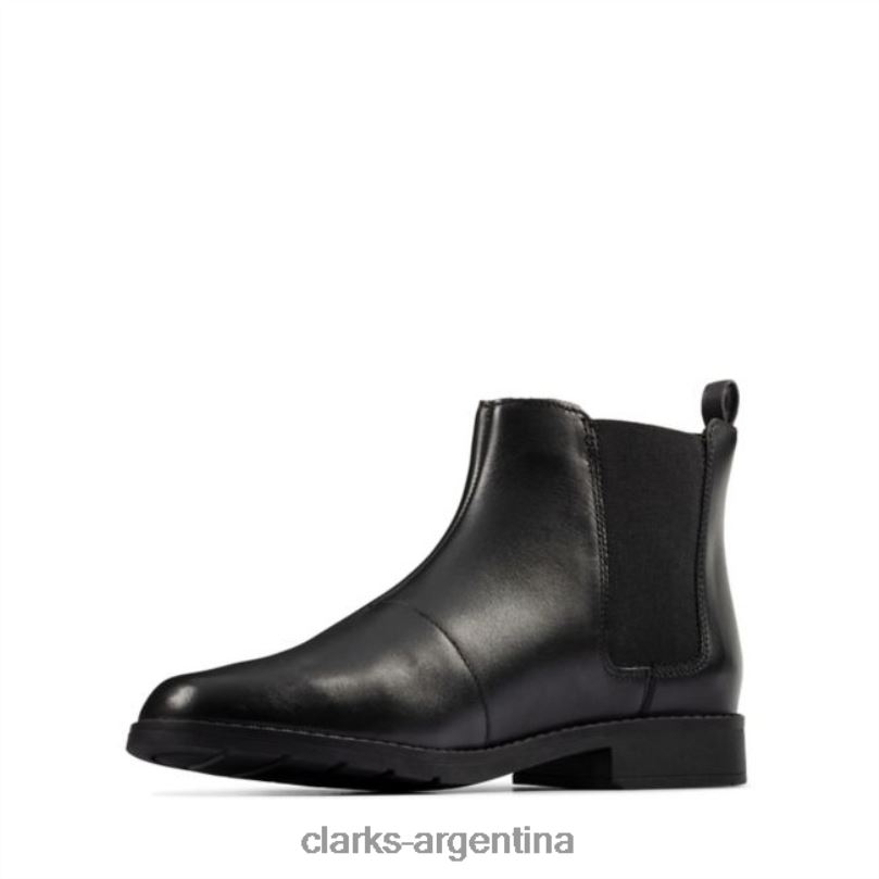 Clarks niños 2FZPZ5773 aubrie walk juvenil cuero negro clarks cuero negro cuero negro