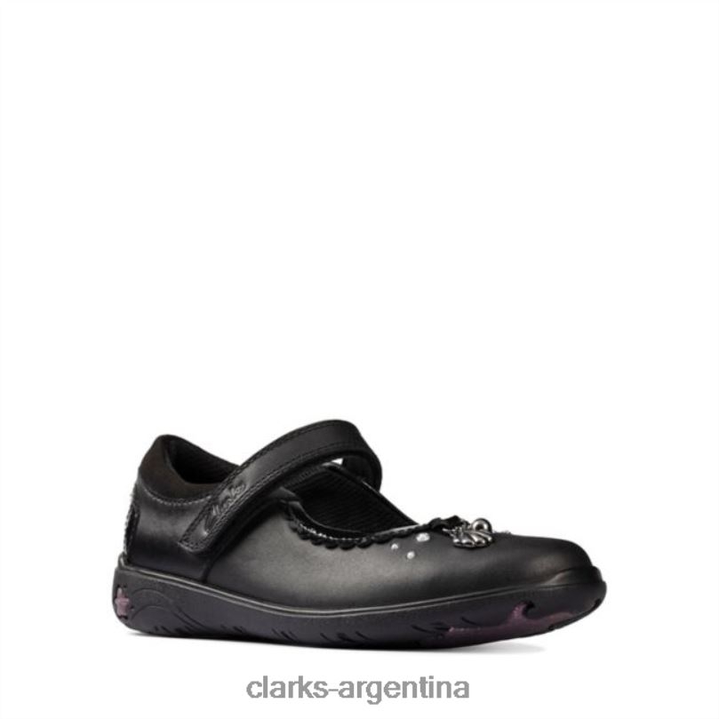 Clarks niños 2FZPZ5866 clarks sea shimmer niño cuero negro cuero negro cuero negro