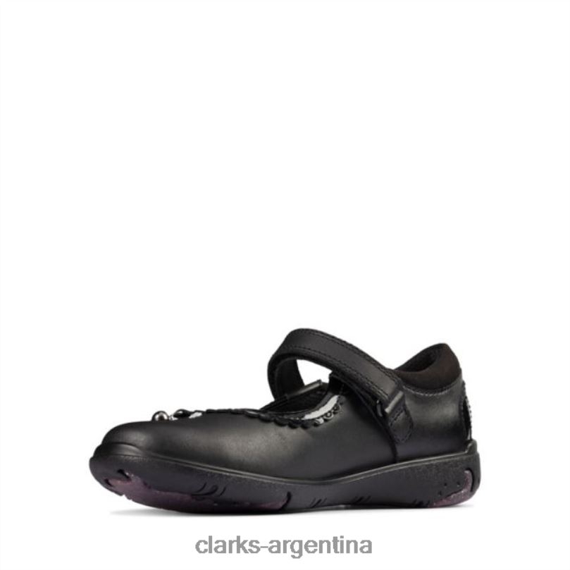 Clarks niños 2FZPZ5866 clarks sea shimmer niño cuero negro cuero negro cuero negro