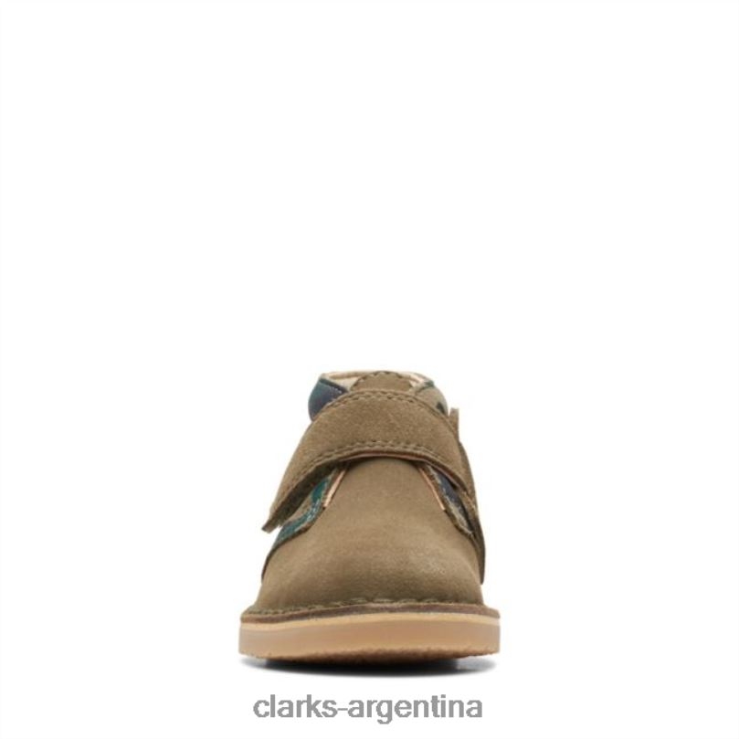 Clarks niños 2FZPZ6884 bota desierto caqui camo 2 niño caqui camo clarks camuflaje caqui