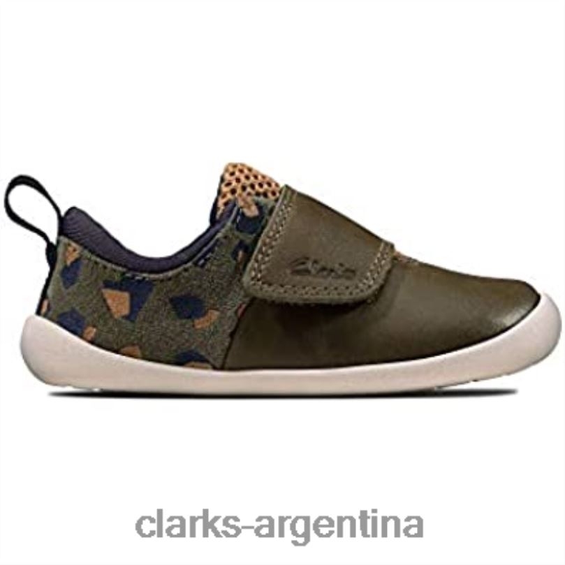 Clarks niños 2FZPZ2235 zapatos clarks roamer sport de cuero para niños pequeños