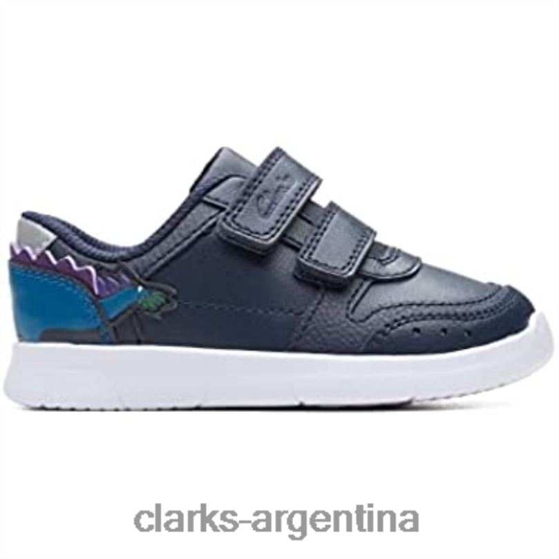 Clarks niños 2FZPZ905 zapatos clarks ath steggy de cuero para niño