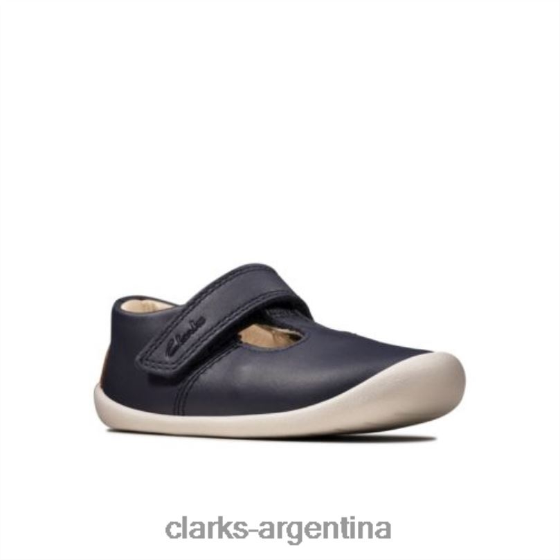 Clarks niños 2FZPZ4610 clarks roamer go fst g fit cuero azul marino cuero azul marino