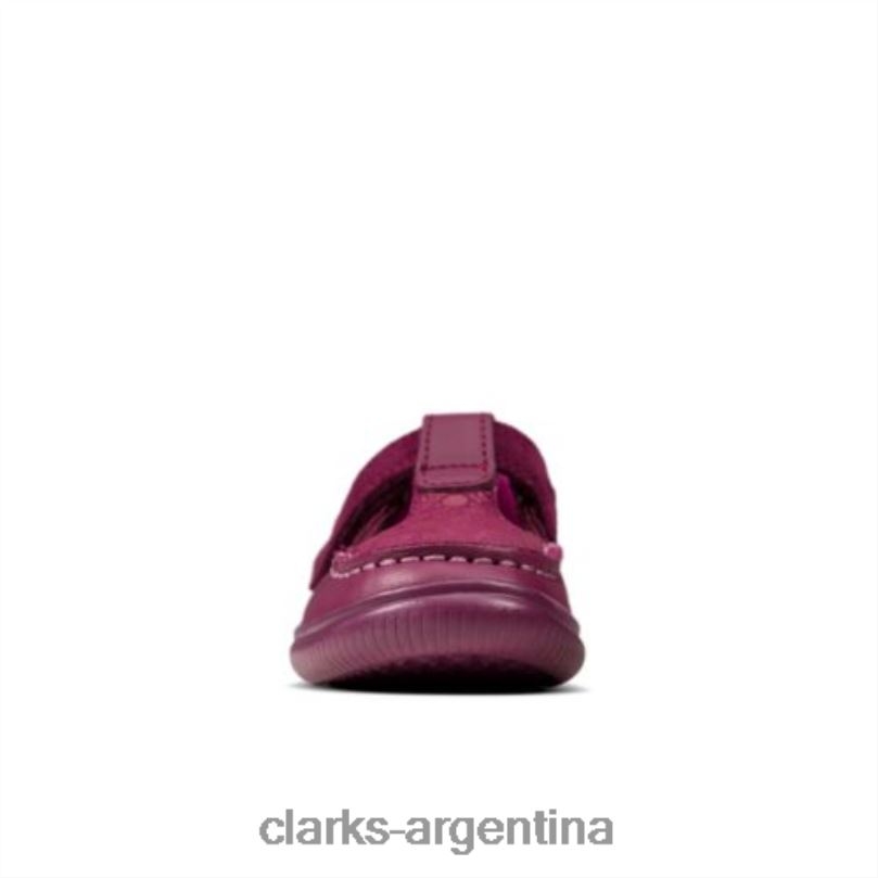 Clarks niños 2FZPZ4614 cresta rosa fst g fit berry clarks baya