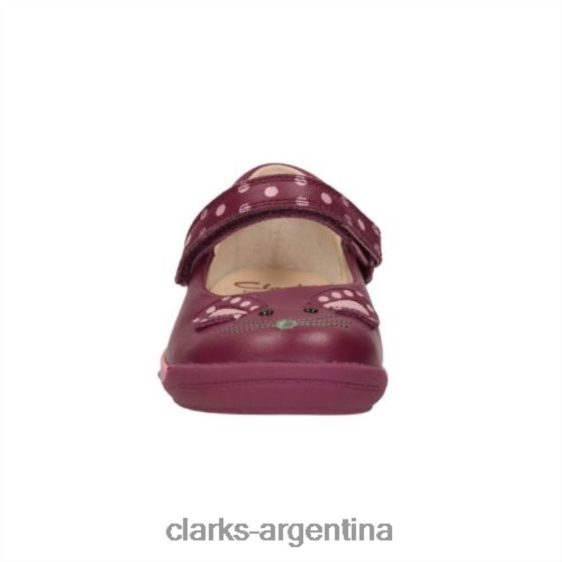Clarks niños 2FZPZ4625 clarks iva pip morado fst f fit púrpura