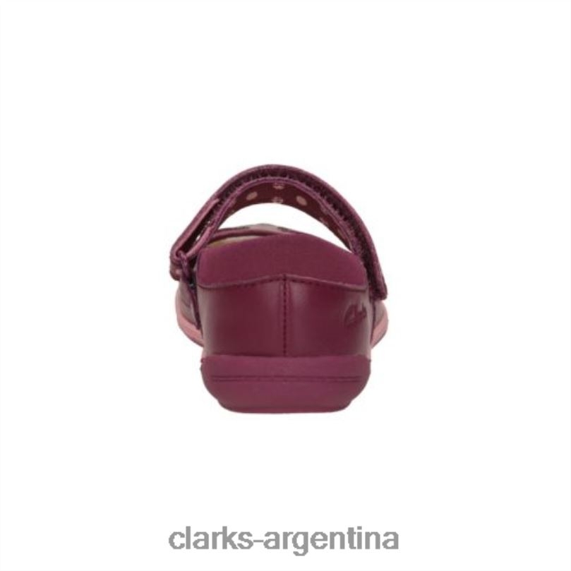 Clarks niños 2FZPZ4625 clarks iva pip morado fst f fit púrpura