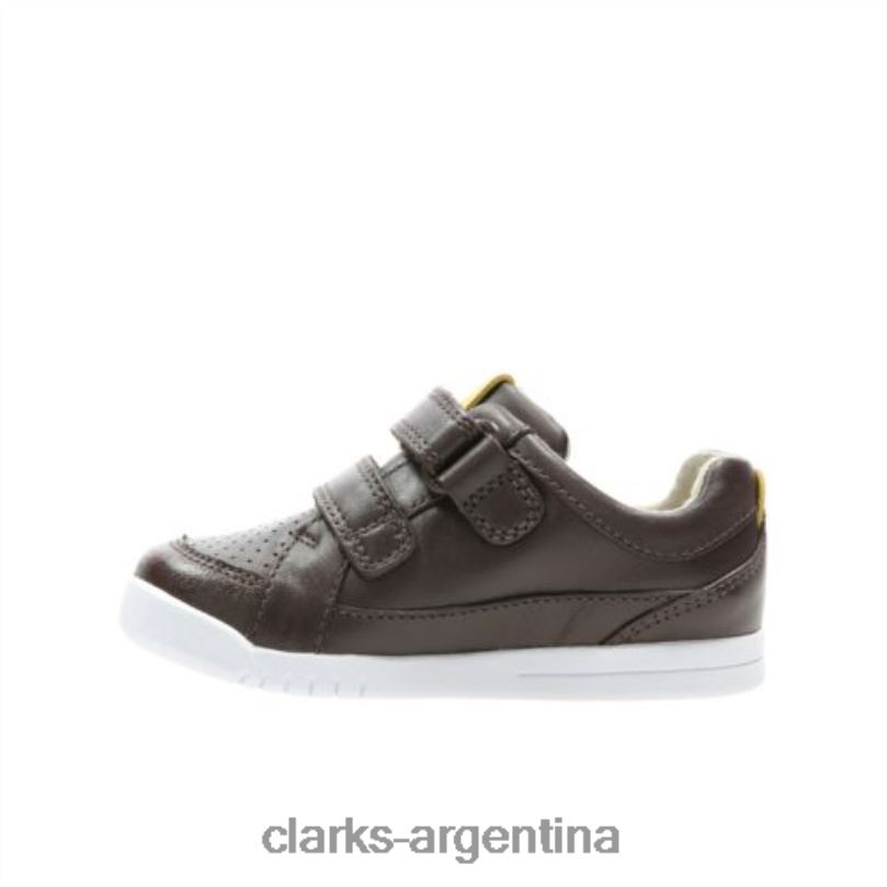 Clarks niños 2FZPZ4829 emery walk fst f fit clarks cuero marrón cuero marrón