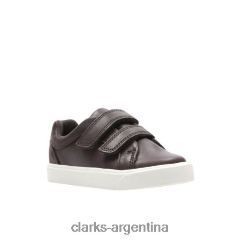 Clarks niños 2FZPZ4830 city ​​oasis lo fst f fit clarks de cuero marrón cuero marrón