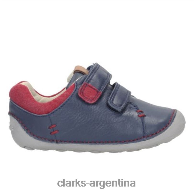 Clarks niños 2FZPZ4831 ti ny toby fst g fit clarks cuero azul marino cuero azul marino