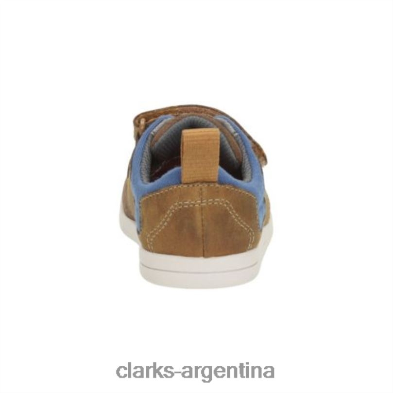 Clarks niños 2FZPZ4843 clarks de cuero tostado grado caminar fst g fit cuero marrón