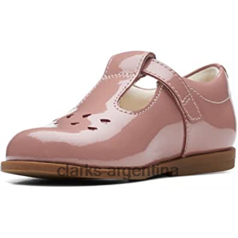 Clarks niños 2FZPZ76 Drew Play zapatos de cuero para niños pequeños Clarks rosa