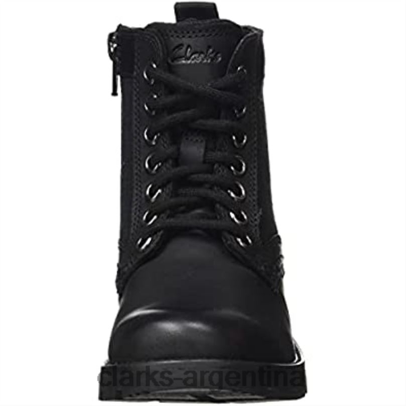 Clarks niños 2FZPZ2095 botines clarks heath chard k para niño negros cuero negro