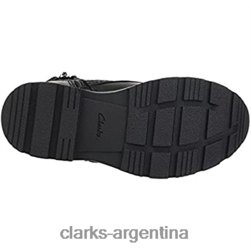 Clarks niños 2FZPZ2095 botines clarks heath chard k para niño negros cuero negro