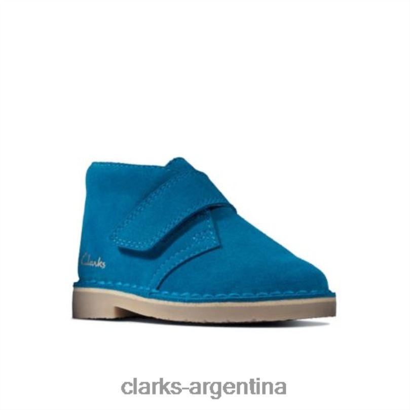 Clarks niños 2FZPZ4797 desert boot2 fst g fit clarks ante azul gamuza azul