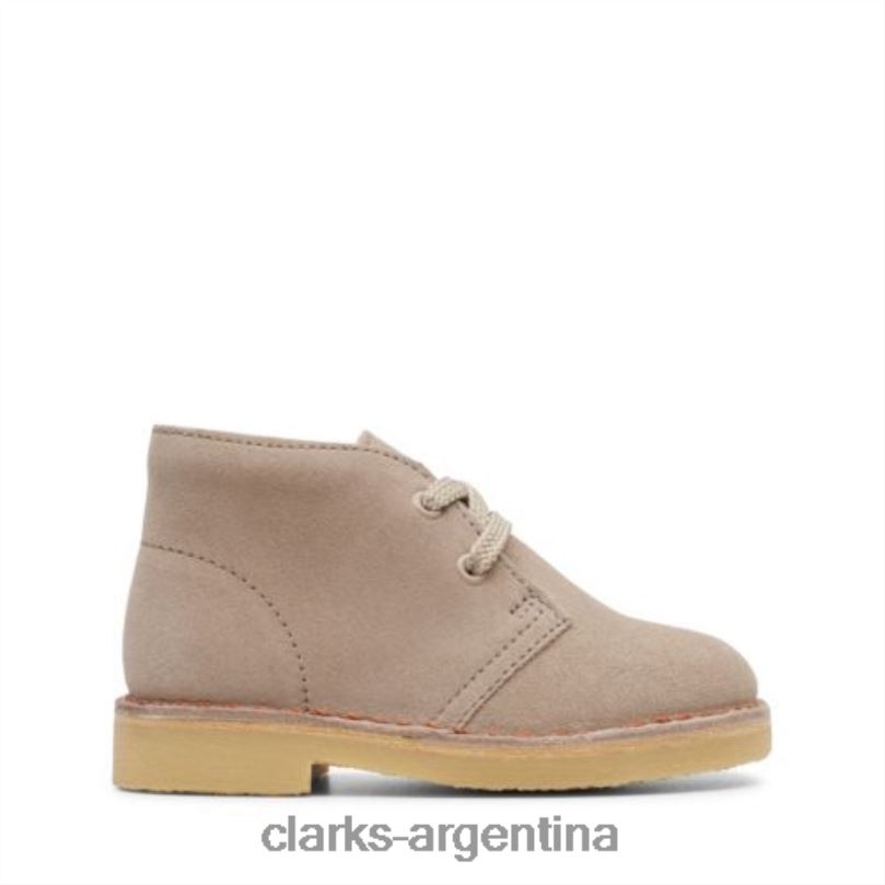 Clarks niños 2FZPZ4798 bota desierto inf g fit arena gamuza clarks gamuza arena