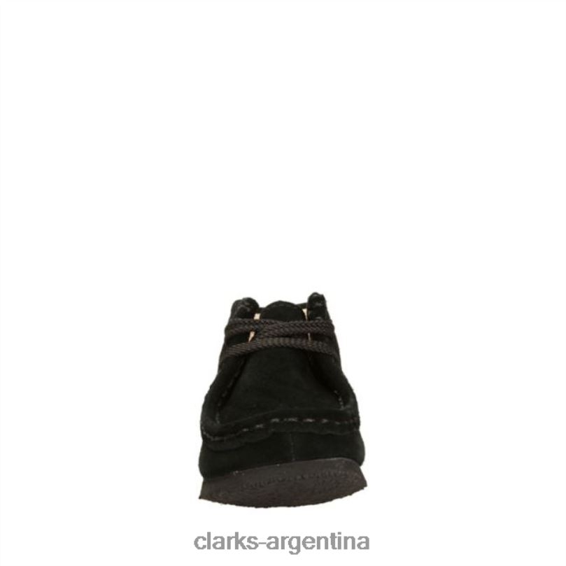Clarks niños 2FZPZ5794 Bota clarks wallabee ante negro ante negro ante negro