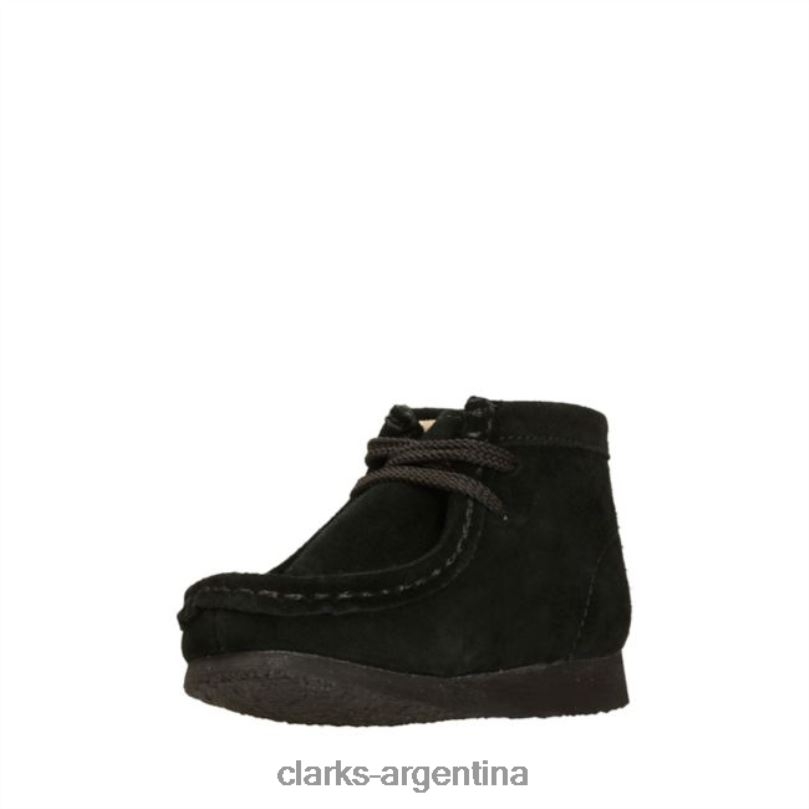 Clarks niños 2FZPZ5794 Bota clarks wallabee ante negro ante negro ante negro