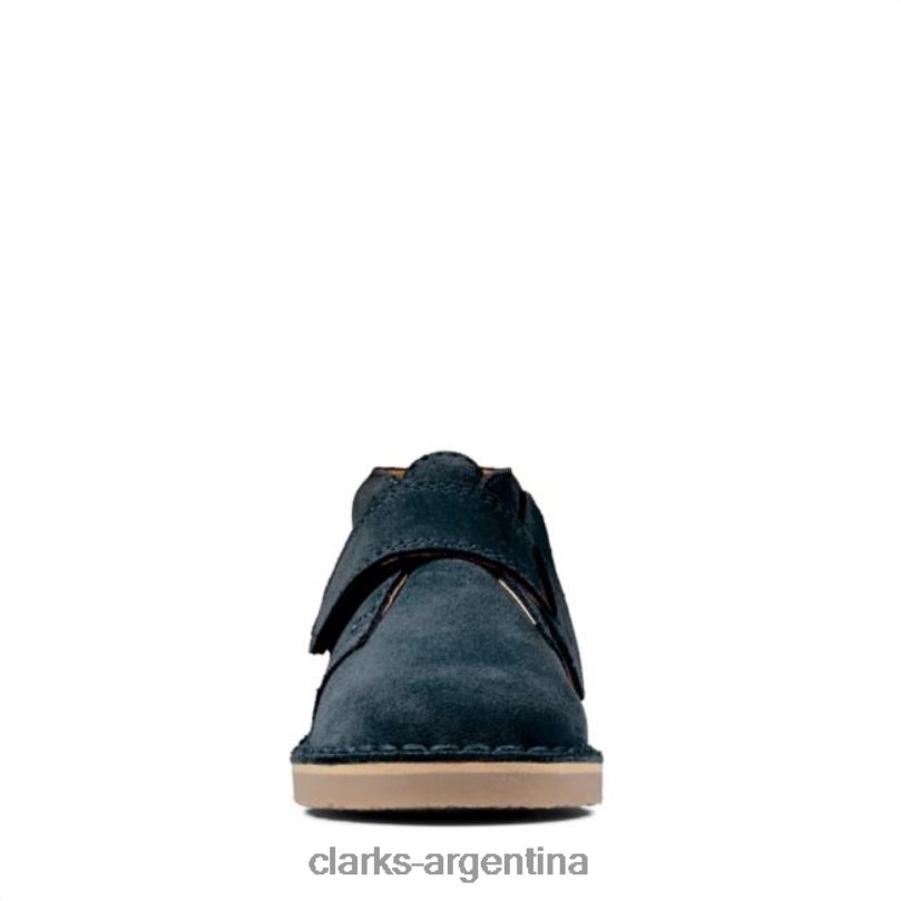 Clarks niños 2FZPZ5798 bota desierto 2 niño ante azul marino clarks de ante azul marino gamuza azul marino
