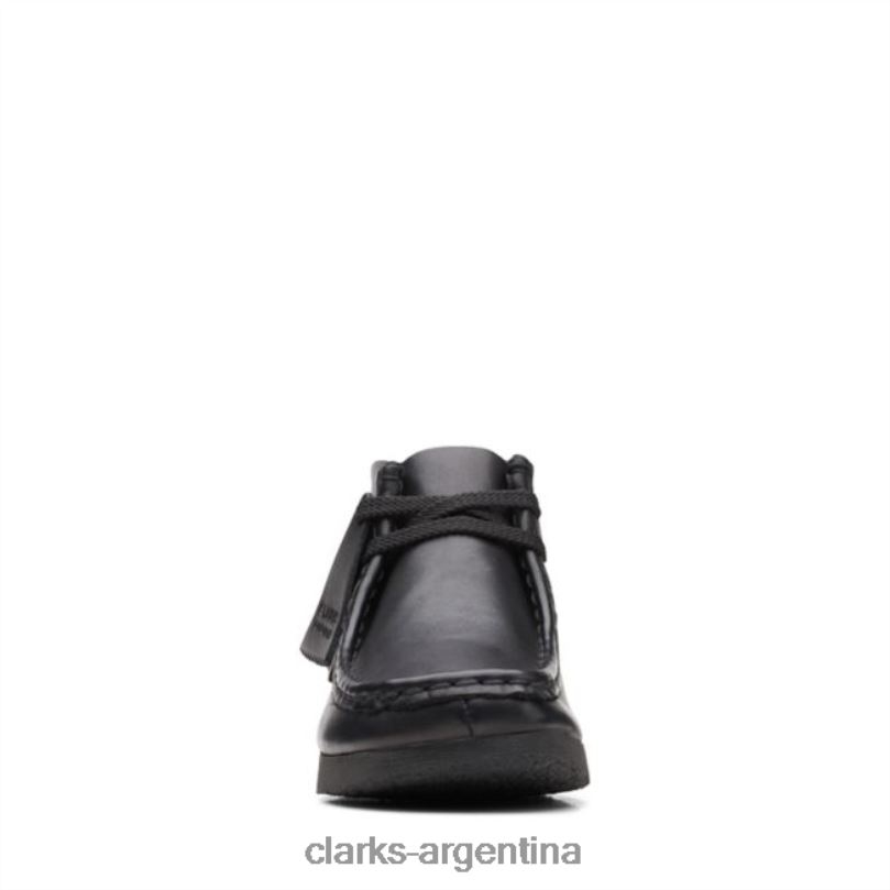 Clarks niños 2FZPZ5926 bota wallabee mayor cuero negro clarks cuero negro cuero negro