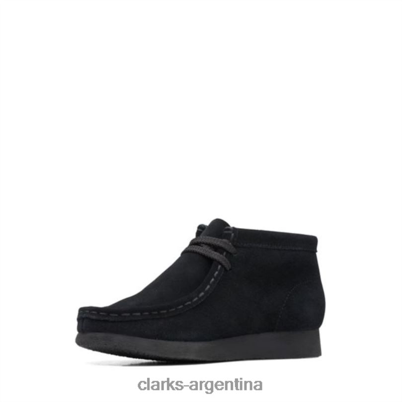 Clarks niños 2FZPZ5927 bota wallabee ante negro antiguo clarks ante negro ante negro