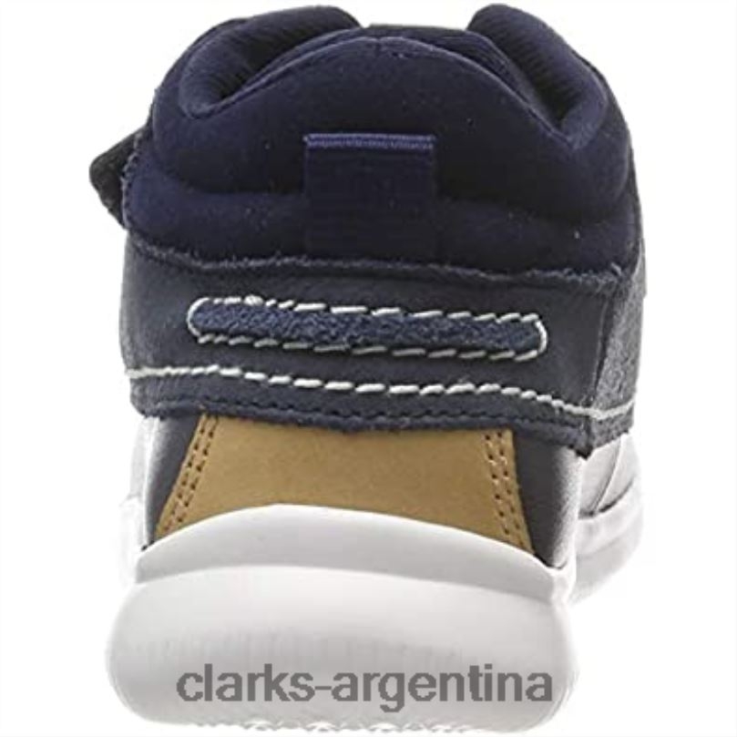 Clarks niños 2FZPZ1908 Zapatillas altas niño cloud air k piel azul marino piel marino niño clarks cuero azul marino cuero azul marino
