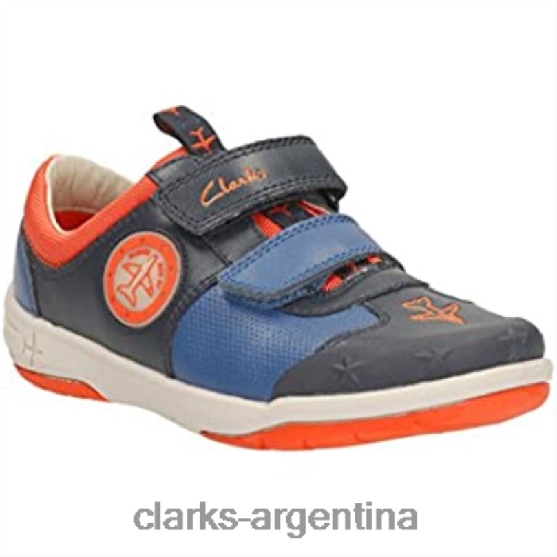 Clarks niños 2FZPZ2616 Clarks Jetsky Buzz Boys - Zapatillas informales para bebé