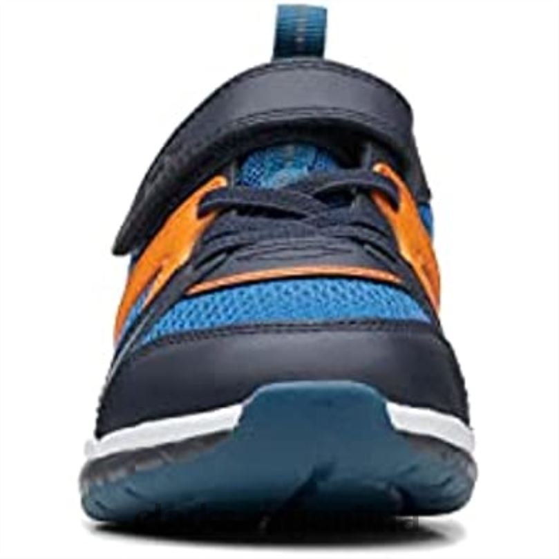 Clarks niños 2FZPZ480 clarks spark flash ko azul combinación materiales niño zapatillas niño