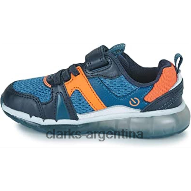 Clarks niños 2FZPZ849 Zapatillas clarks spark flash ko azul combinación de materiales niño 1 niño