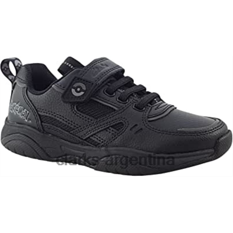 Clarks niños 2FZPZ687 grip trade k zapatos niño cuero negro niño clarks