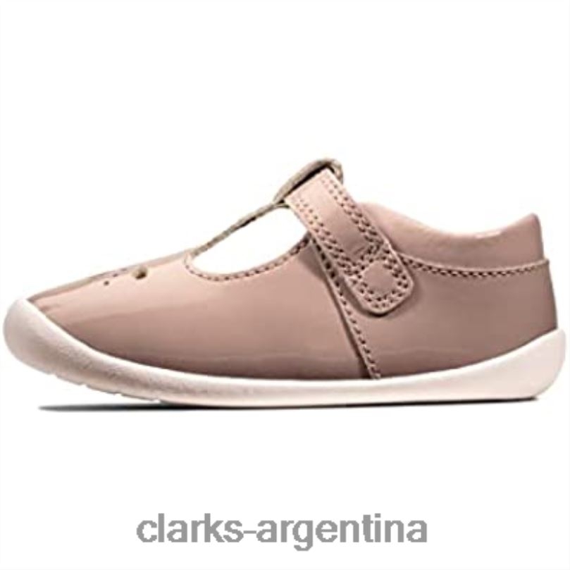 Clarks niños 2FZPZ1017 Clarks Pink (pink pat pink pat) zapatillas bajas unisex para niños roamer star t