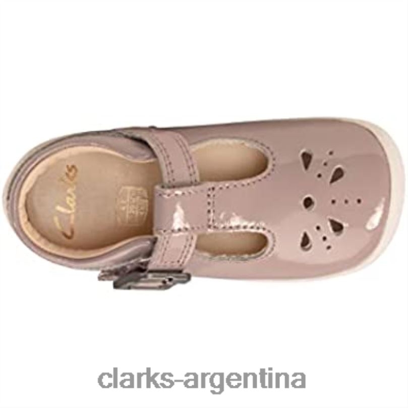 Clarks niños 2FZPZ1017 Clarks Pink (pink pat pink pat) zapatillas bajas unisex para niños roamer star t